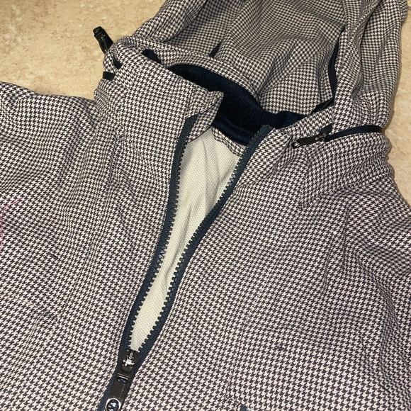 Lululemon Houndstooth Brown Rain Jacket - Picture 3 of 8